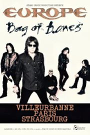 Affiche concerts EUROPE en France 2012