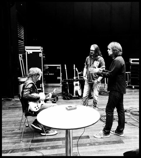John, Mic, Joey en répétions