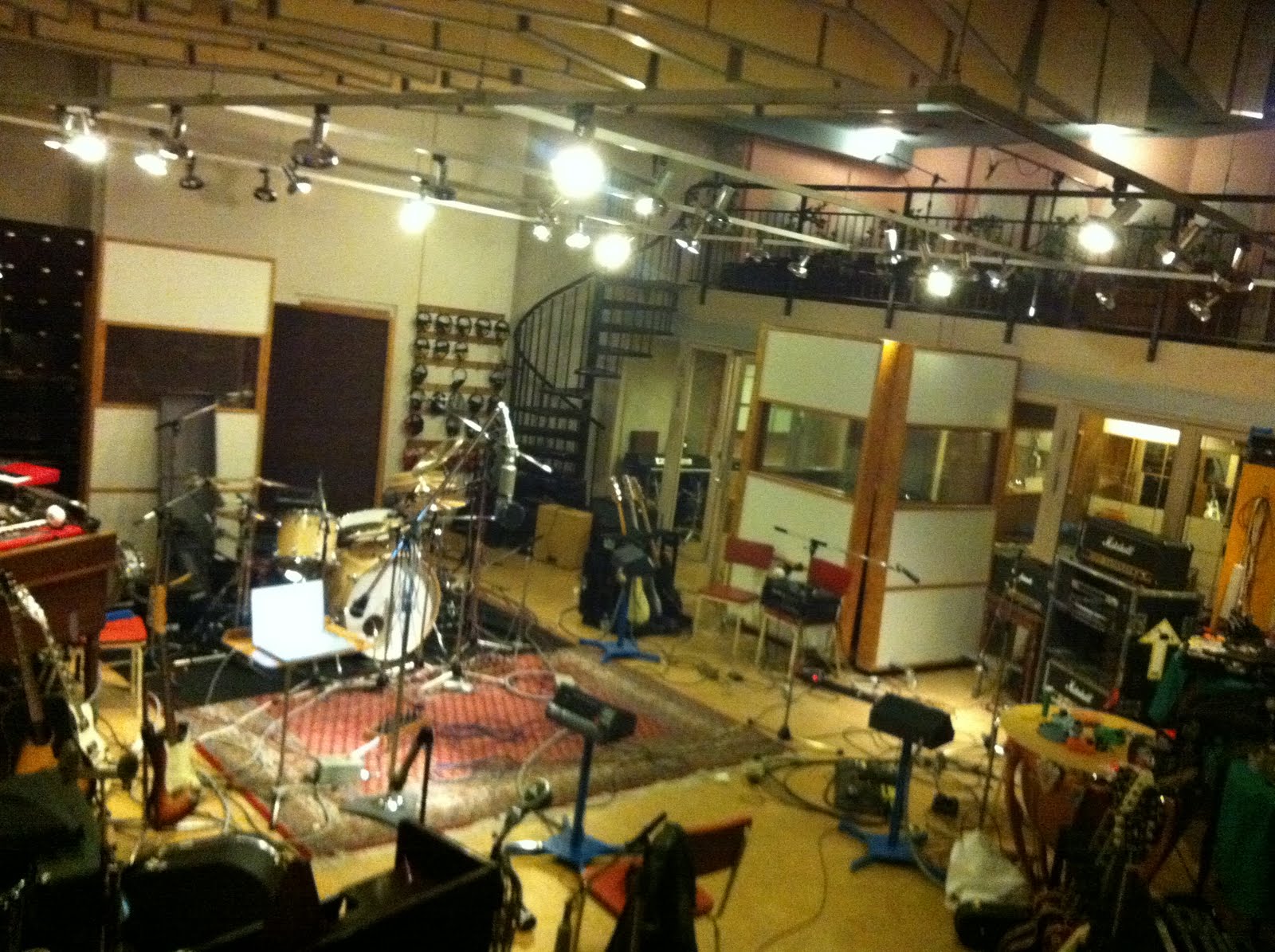 EUROPE en studio oct 2011